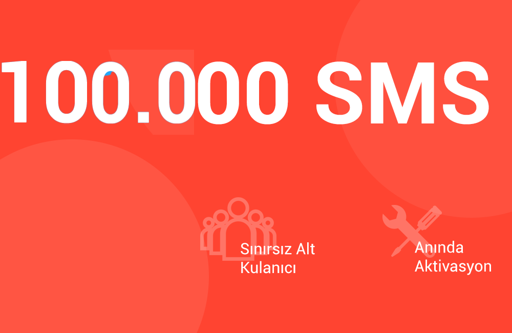 100000 okul sms paketi