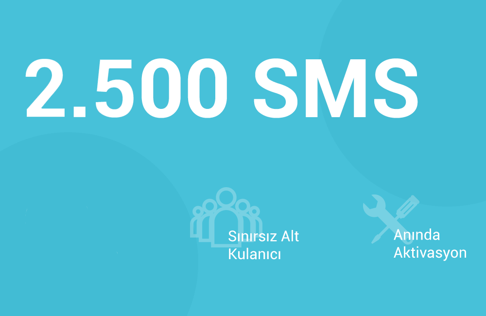 2500 okul sms paketi