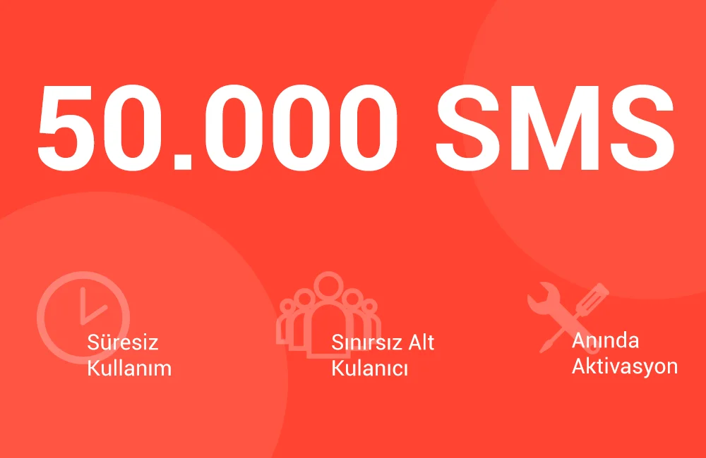 50000 okul sms paketi