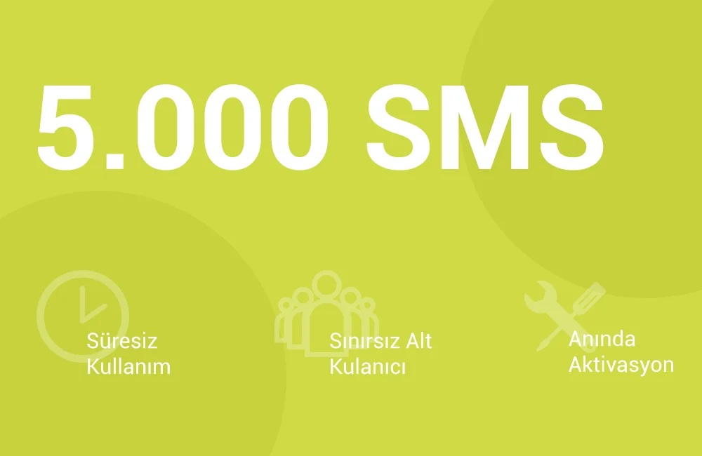 5000 okul sms paketi